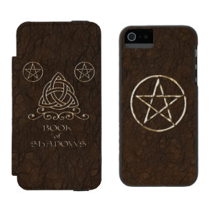 Capa Carteira Incipio Watson™ Para iPhone 5 Livro das sombras Brown
