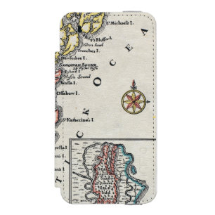 Capa Carteira Incipio Watson™ Para iPhone 5 Mapa: America do Norte, C1700