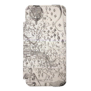 Capa Carteira Incipio Watson™ Para iPhone 5 Mapa de Virgínia, 1612