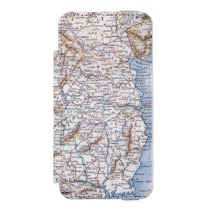Capa Carteira Incipio Watson™ Para iPhone 5 Mapa: Ireland, 1851
