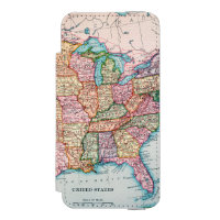Mapa: Os Estados Unidos, 1905