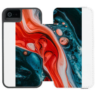 Capa Carteira Incipio Watson™ Para iPhone 5 Maré Vermelha Abstrato