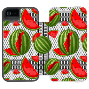 Capa Carteira Incipio Watson™ Para iPhone 5 Melancia Palestina - Fatia de Mapa
