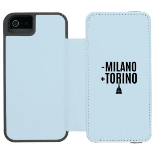 Capa Carteira Incipio Watson™ Para iPhone 5 Menos Milão, Mais Turim - Ironia Savoiana