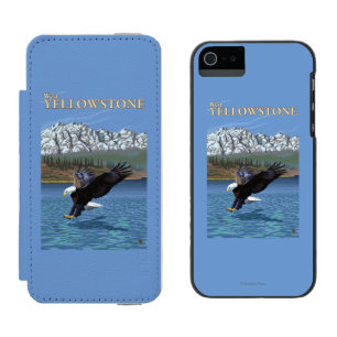 Capa Carteira Incipio Watson™ Para iPhone 5 Mergulho da águia americana - Yellowstone