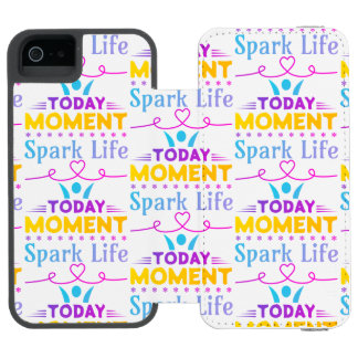 Capa Carteira Incipio Watson™ Para iPhone 5 Momento Atual, Espete A Vida
