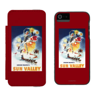 Capa Carteira Incipio Watson™ Para iPhone 5 Montagem de Sonja Henje do poster de Sun Valley