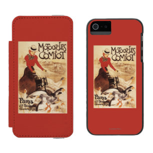 Capa Carteira Incipio Watson™ Para iPhone 5 Mulher de Comiot Motocycles e poster do Promo dos