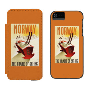 Capa Carteira Incipio Watson™ Para iPhone 5 Noruega - o berço do esqui