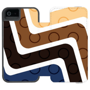Capa Carteira Incipio Watson™ Para iPhone 5 Números Geométricos 2