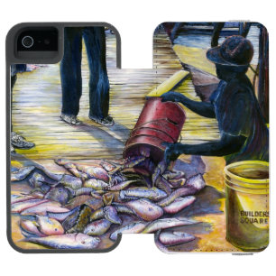 Capa Carteira Incipio Watson™ Para iPhone 5 O Menu de Hoje, Ilha Harbor, Bahamas