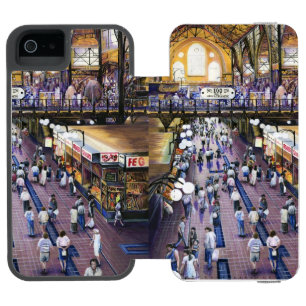 Capa Carteira Incipio Watson™ Para iPhone 5 Onde está o Armário de Água?Budapeste