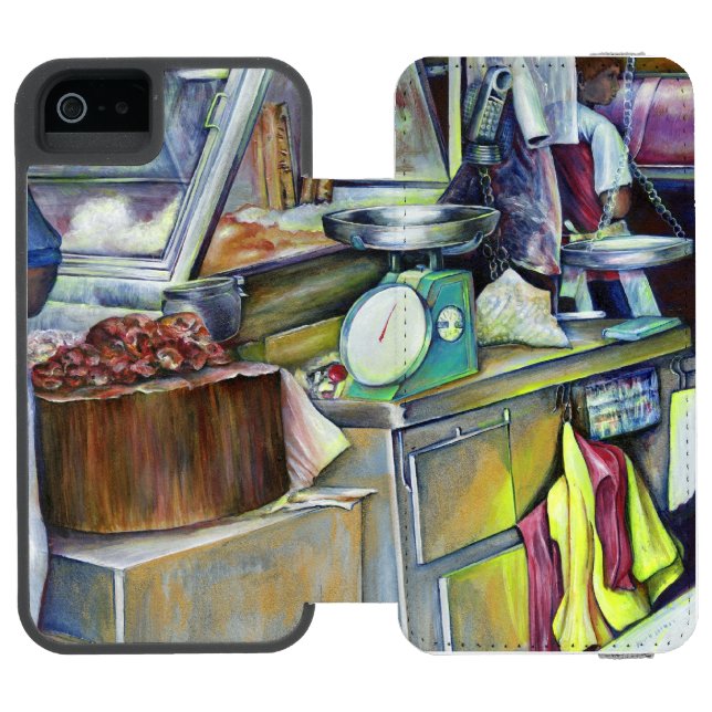 Capa Carteira Para iPhone, Incipio Onde está o Curry da Cabeça de Peixe? Singapura (Fólio aberto)
