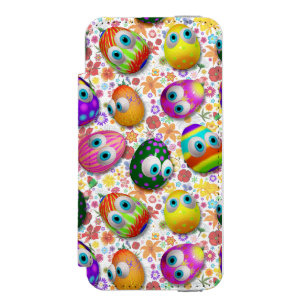 Capa Carteira Incipio Watson™ Para iPhone 5 Ovos de Páscoa de desenho animado fofos e engraçad