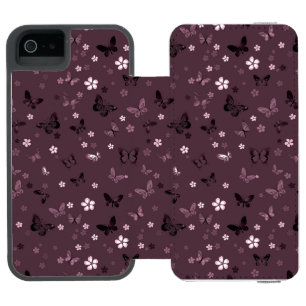 Capa Carteira Incipio Watson™ Para iPhone 5 Padrão de borboleta 5
