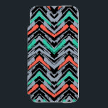 Capa Carteira Incipio Watson™ Para iPhone 5 Padrão De Chevron Desenhado À Mão De cinza, Teal E<br><div class="desc">Padrão desenhado à mão multicolorido com linha ziguezague escovada. Textura perfeita vetorial para web,  impressão,  decoração caseira,  têxtil,  papel de embalagem,  papel de parede,  fundo de cartão de convite,  tecido de moda de primavera de verão © e ® Bigstock® - Todos os direitos reservados.</div>