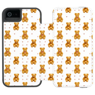Capa Carteira Incipio Watson™ Para iPhone 5 Padrão de Urso de Pelúcia