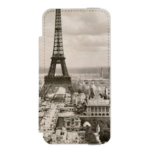 Capa Carteira Incipio Watson™ Para iPhone 5 Paris: Torre Eiffel, 1900