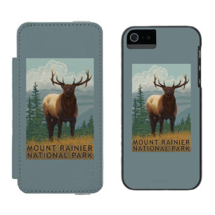 Capa Carteira Incipio Watson™ Para iPhone 5 Parque nacional mais chuvoso, cena de