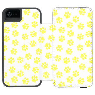 Capa Carteira Incipio Watson™ Para iPhone 5 patas de rabo, patas de cão, patas amarelas