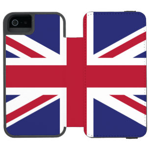Capa Carteira Incipio Watson™ Para iPhone 5 Patriotic United Kingdom Flag