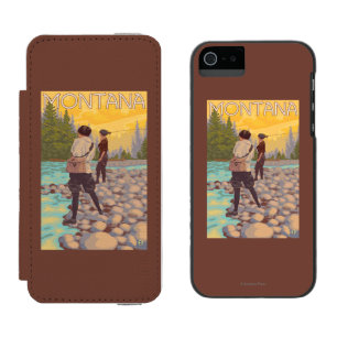 Capa Carteira Incipio Watson™ Para iPhone 5 Pesca com mosca das mulheres - Montana