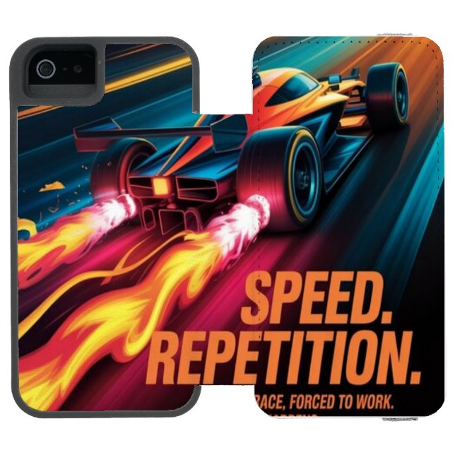 Capa Carteira Para iPhone, Incipio Poder de Velocidade (Fólio aberto)