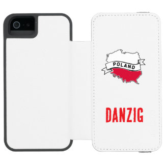 Capa Carteira Incipio Watson™ Para iPhone 5 Polen mit Karte und Flagge