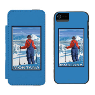 Capa Carteira Incipio Watson™ Para iPhone 5 Poster de viagens de AdmiringMontanaVintage do