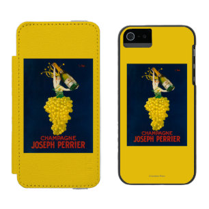 Capa Carteira Incipio Watson™ Para iPhone 5 Poster do promocional de Joseph Perrier Champagne
