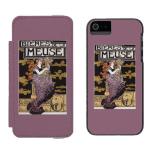 Capa Carteira Incipio Watson™ Para iPhone 5 Poster do promocional de Meuse do la de Bieres de