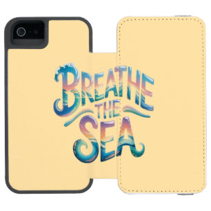 Capa Carteira Incipio Watson™ Para iPhone 5 Respire o mar