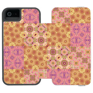 Capa Carteira Incipio Watson™ Para iPhone 5 Retro Geométrico Patchwork 