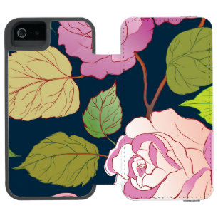 Capa Carteira Incipio Watson™ Para iPhone 5 Rosas 16
