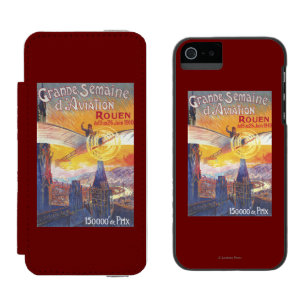 Capa Carteira Incipio Watson™ Para iPhone 5 Rouen, France - piloto e plano