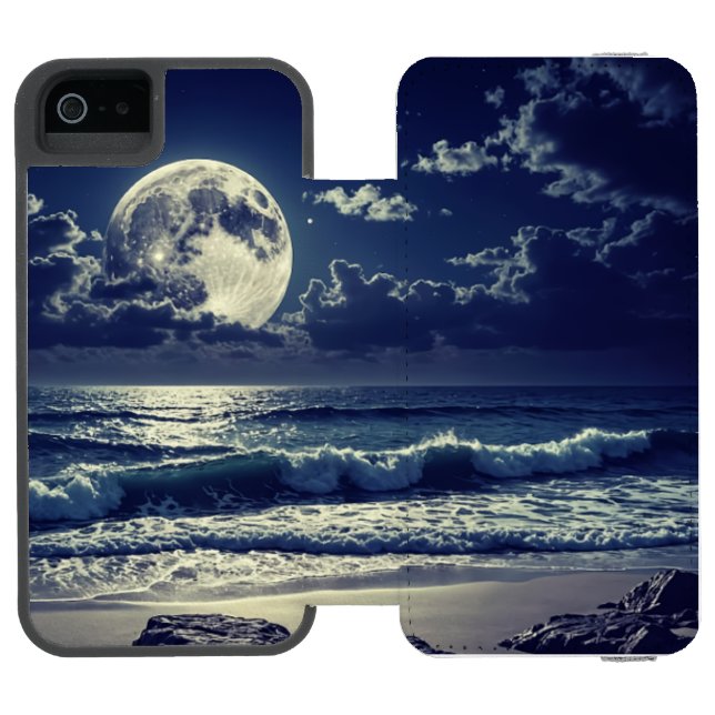 Capa Carteira Para iPhone, Incipio Sase telefônica com design lua (Fólio aberto)