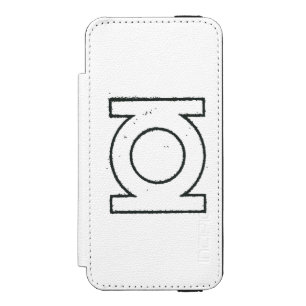 Capa Carteira Incipio Watson™ Para iPhone 5 Símbolo de lanterna verde BW