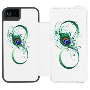 Capa Carteira Incipio Watson™ Para iPhone 5 Símbolo Infinito com Pavão