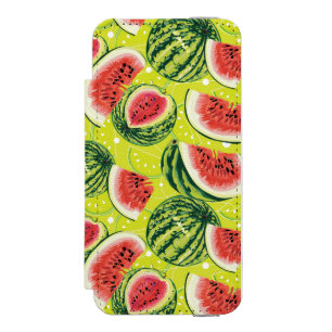 Capa Carteira Incipio Watson™ Para iPhone 5 Teste padrão 2 da melancia