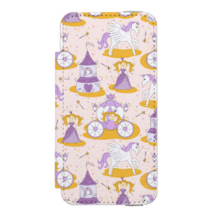 Capa Carteira Incipio Watson™ Para iPhone 5 teste padrão com uma princesa