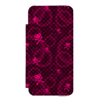 Teste padrão cor-de-rosa de Emo com círculos