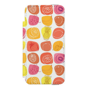 Capa Carteira Incipio Watson™ Para iPhone 5 Teste padrão da fruta