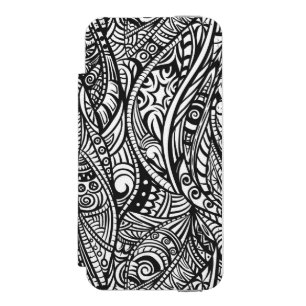 Capa Carteira Incipio Watson™ Para iPhone 5 Teste padrão étnico 3