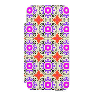 Capa Carteira Incipio Watson™ Para iPhone 5 Teste padrão étnico com motivos marroquinos