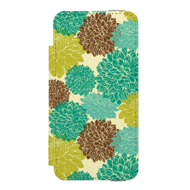 Capa Carteira Para iPhone, Incipio Teste padrão floral (Frente do fólio)