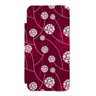 Capa Carteira Incipio Watson™ Para iPhone 5 Teste padrão floral abstrato