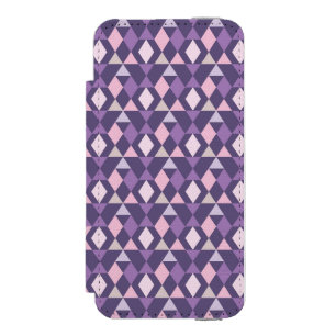 Capa Carteira Incipio Watson™ Para iPhone 5 Teste padrão geométrico árabe roxo