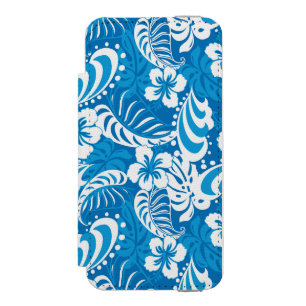 Capa Carteira Incipio Watson™ Para iPhone 5 Teste padrão tropical do hibiscus