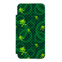 Teste padrão verde de Emo com círculos