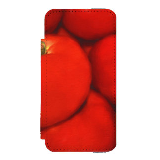 Capa Carteira Incipio Watson™ Para iPhone 5 Tomates de jardim vermelhos suculentos
